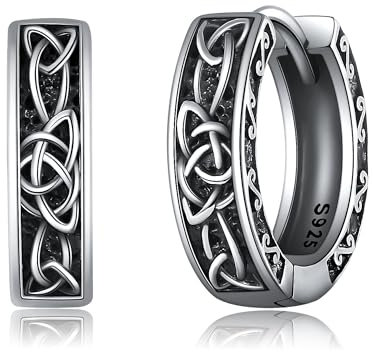 925 Sterling Silber wikinger ohrringe herren ohrringe männer wikinger schmuck für herren männer