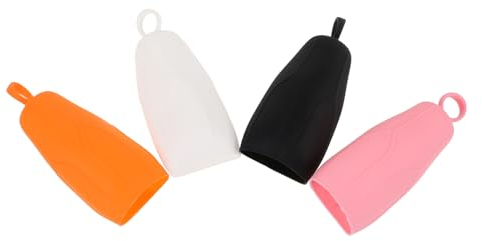 Beavorty Confezione Da 4 Manicotti Protettivi in ​​silicone Per Bottiglie Da Viaggio Per Shampoo E Lavaggio