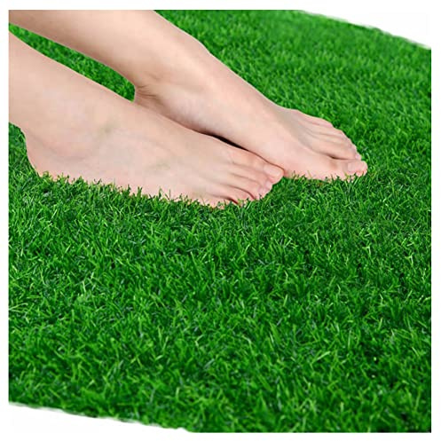 WLCNYL Césped Artificial en Rollo, Alfombra Realista de césped Artificial, Alfombra de césped sintético de 3 m, 4 m, 5 m, 6 m y 7 m de Longitud (tamaño: 3 x 6 m)