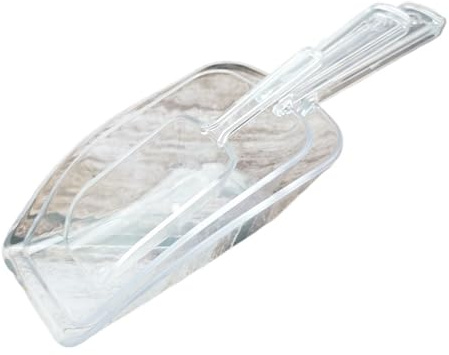 Paletta per il ghiaccio 6 palette for ghiaccio in plastica, trasparenti, for caramelle e dessert(Small blue)