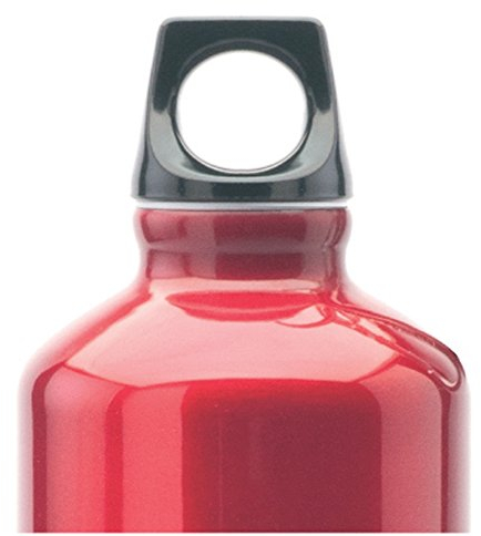 LAKEN Futura Bouteille d'eau en aluminium à goulot étroit avec bouchon à visser Noir