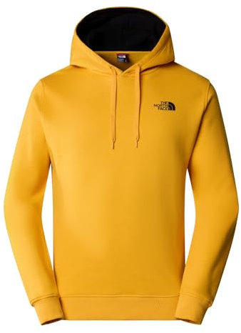 The North Face Felpa da Uomo con Cappuccio Seasonal Drew Peak Gialla Taglia L cod 2TUV-56P