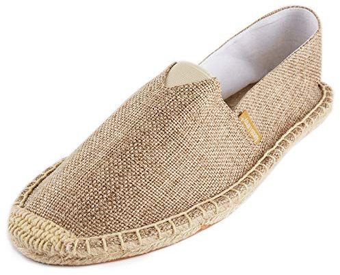 Alexis Leroy Couleur Unie Espadrilles Mode Confort Originales pour Homme Abricot 43 EU