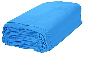 EVOLUTION Poolfolie Rund Blau 350x90cm 0,6mm Überlappend Austauschfolie Innenhülle