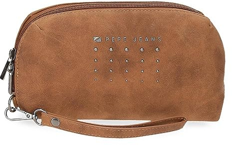 Pepe Jeans Holly Bolso de Mano Marrón 20x11x4 cms Piel sintética