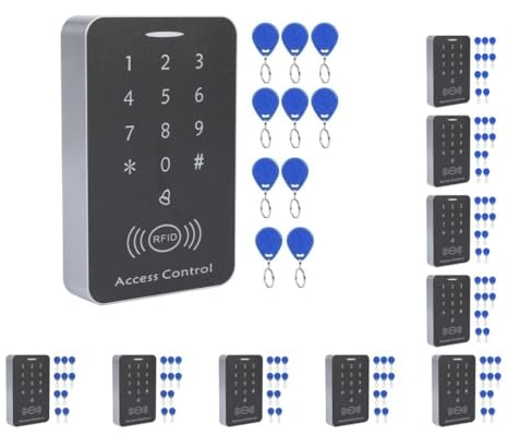 10 Satz Türzugang Passwortschloss Schließsystem Haushaltszubehör Feine Verarbeitung Kartenleser Türen Controller Steuerungssysteme