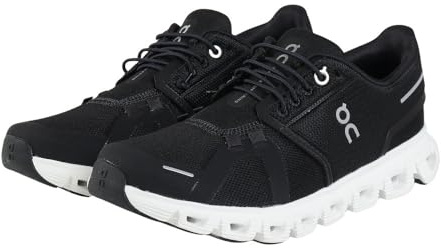 On Cloud 6 Damen-Sneaker, Schwarz / Weiß, 42 EU