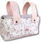 Bolso Carro Bebe de Diseño Práctico, Bolso organizador carrito bebe con Colores Chica/o , Bolso Maternidad Tejido Algodón. Bolsa carro bebe con asas cortas quita y pon sirve como Neceser bebe