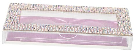 FRCOLOR Wimpern-organizer Aufbewahrung Für Kleine Wimpern Behälter Mit Pinzette Parfüm Und Kosmetik-tablett Make-up-etui Für Reisen Und Schönheitsvorrat