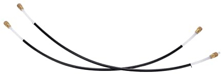 Keenso Cello Svansrep Nylon Svanslina 2 St Svart Ersättningsset Förbättrar Passformen på Bakstycket Enkel Installation Lättviktsdesign för Cellospelare Reparationsövning och Prestanda