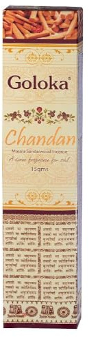 GOLOKA Chandan Lot de bâtonnets d'encens