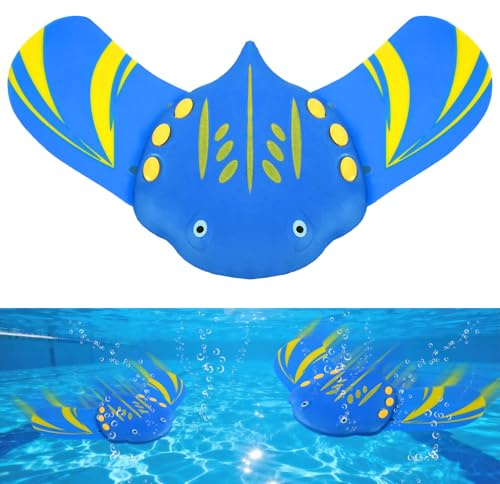 AIEDECOPT Pesce Diavolo Giocattolo, Giochi per Piscina, Giocattolo Pesci Acqua, Pesciolini Che Si Muovono in Acqua, Giocattoli da Immersione per Feste in Piscina, Avventure Subacquee, 31×17 cm (1PCS)