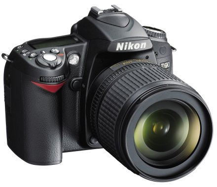 Nikon D90 SLR-Digitalkamera (12 Megapixel) Kit inkl. DX 18-105mm VR + AF-S 70-300mm VR schwarz