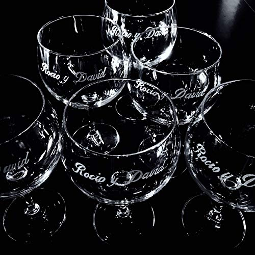 AHORA OFERTA, hasta el día del padre ¡¡Juego de 6 Copas de balón grabadas A MANO con sus nombres