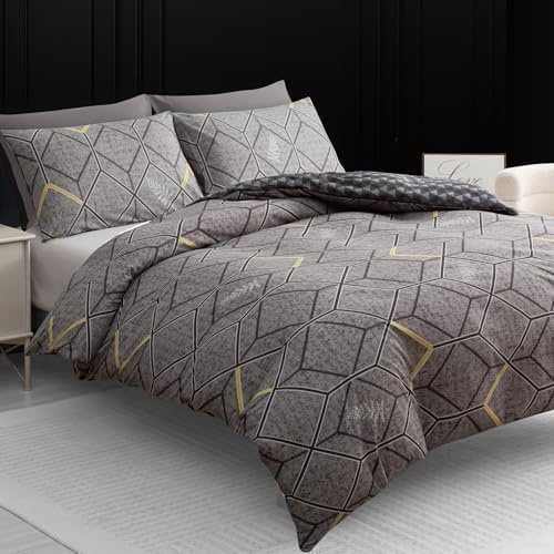 Lazzaro Super King Duvet Set Premium Brushed Microfiber Super King Duvet Cover Ultrasoft Hypoallergenic Duvet Cover Super King Size Non Iron Luxury Quilt Cover Bedding Set With Zipper Closure