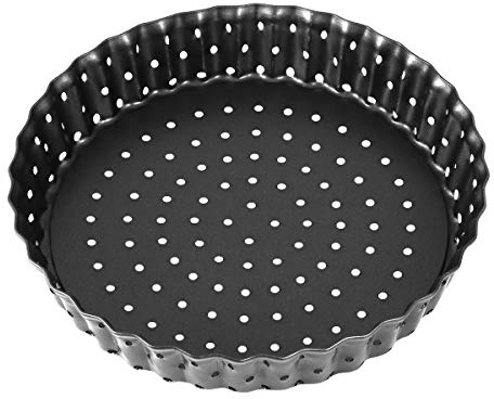 DOITOOL Moule À Pizza Antiadhésif En Acier Au Carbone Avec Fond Amovible 5 Pouces Pour Cheesecake Quiche Et Desserts Maison