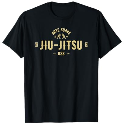Maglietta Brazilian Jiu Jitsu Maglietta Arte Suave Oss BJJ Maglietta