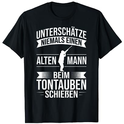 Wurftaubenschießen Tontaubenschießen Tontauben Sportschütze T-Shirt