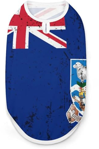 Vielseitige Hundewesten für Hunde und Katzen im Retro-Stil, Motiv: Malvinas-Inseln, Größe L