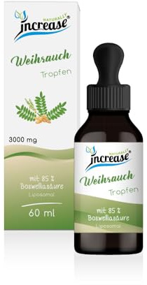 Gotas de incienso liposomal en dosis altas - (90.000mg por paquete) 3000mg de incienso por dosis diaria de los cuales 2550 mg de ácido boswélico -MCT aceite -Alta biodisponibilidad