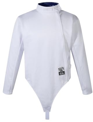 450N Fäktuniform, Issilkesfäktningsöverdrag, Träningsfäktutrustning, Unisex, Lämplig for Floret, Fäktningsman och Sabel(Right hand,30#)