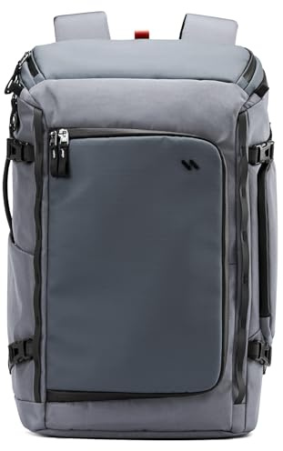 Inateck Ryggsäck 40 L för resor, BPX31, Färg: grå, 40L, Avslappnad