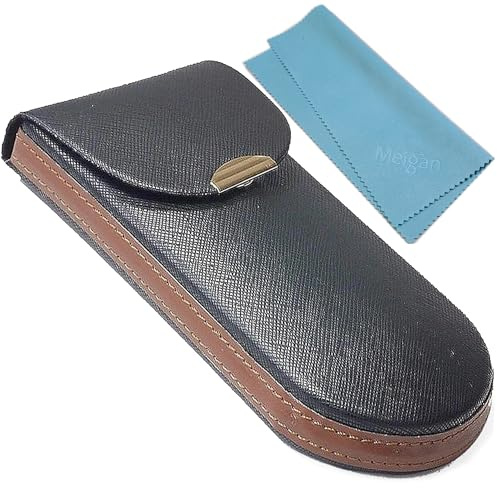 M-world Slim, Light, semi- Hard, Eye Glasses Case (Black)