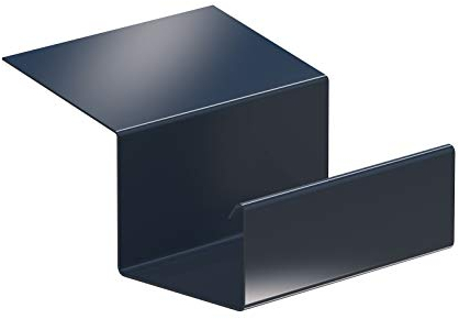 Kastendachrinnenverbinder Simpel Aluminium anthrazit