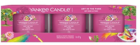 Yankee Candle Art in The Park Coffret cadeau de 3 bougies votives remplies