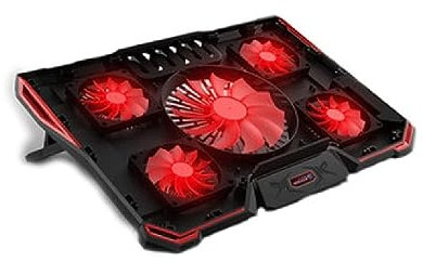 Laptop Cooler Base de refrigeracion portatil Base de Almohadilla de enfriamiento portátil Enfriador Ajustable para computadora portátil para Juegos