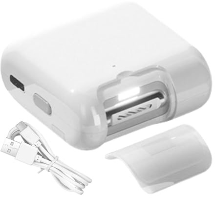 Automatic Nail Clippers - Electric Nail File Tool | Rechargeable Nail Clippers with LED Light, Smart Anti-Pinch Nail Clippers, Battery Powered Nail Clippers For People AGG