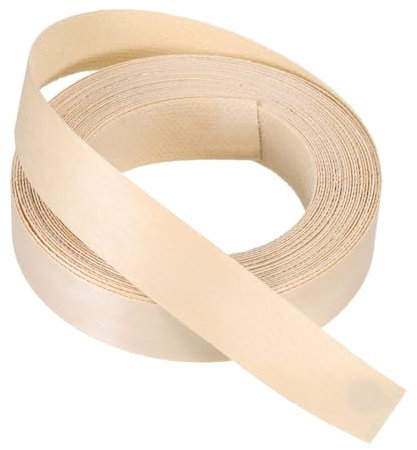 PATIKIL White Oak Edge Banding, 25mm x 7.62m Wood Veneer Tape Pre-glued Flexible Plywood Edge Banding with Hot Melt Adhesive for Furniture Restoration(1 x 25ft)