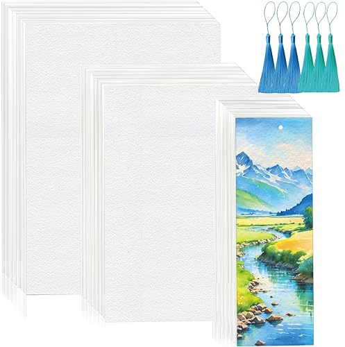 Watercolor Paper Bulk140lb/300gsm 100% Cotton Artist Sketch Easel Acrylic Painting Loose Drawing Oil Pastel Art Paper,Art Supplies for Kids Child Students Artists Adults(45 Sheets)