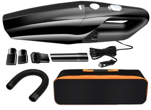 Générique Aspirateur Main sans Fil | Aspirateur Auto avec Aspiration Puissante 9000 PA | Souffleur d'air Portable pour Intérieur Auto, Cuisine et Bureau