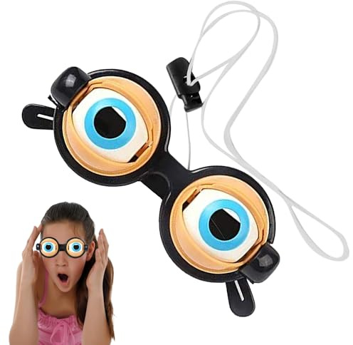 Xujuika Divertidos lentes de broma, divertido juguete de broma | Accesorios de disfraz para Halloween, juegos de rol, eventos temáticos, cosplay, fotografía, cumpleaños