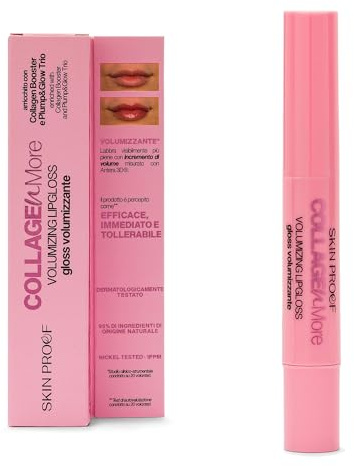 SKIN PROOF - COLLAGEN MORE | GLOSS VOLUMIZZANTE LABBRA | EFFETTO VOLUME LIPS IMMEDIATO