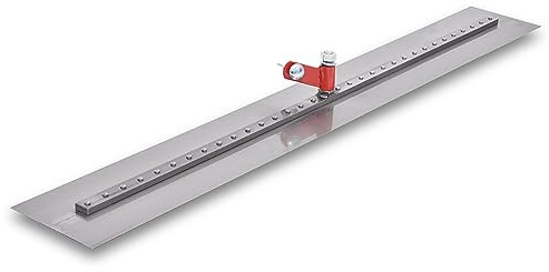 QLT BY MARSHALLTOWN Fresno Trowel, 48 Inch Length, Square End, High-Carbon Steel Blade, All-Angle Swivel Attachment, FR48