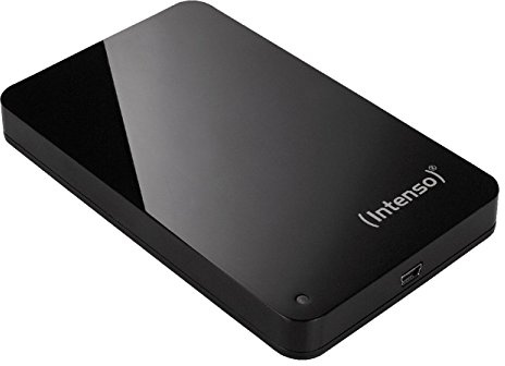 Intenso 6002560 1TB Memory Station USB 2.0 5400rpm 2.5 Inch External Hard Drive - Black