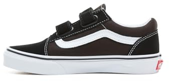 Vans K Old Skool V Vvhe6Bt, Baskets mode mixte enfant - Noir (Black/True White), 28 EU (11.5 US)
