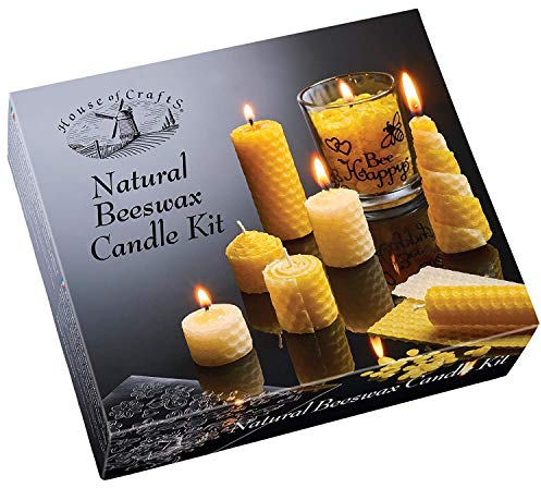House of Crafts Natural Beeswax Candle Kit! Home decoration | Creative Gift