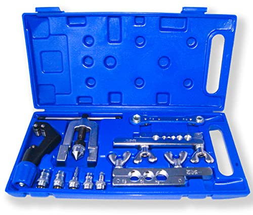 GOLDMAN SERVICE | Kit di Attrezzi Idraulici per Tubi di Aria Condizionata e Riscaldamento, Spinnatore Espansore, Tagliatubi con Custodia