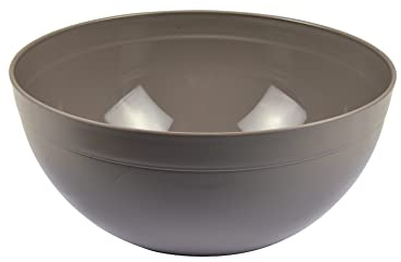 1001KDO POUR LA MAISON Saladier Rond Plastique 4.2L Taupe