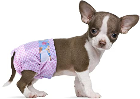 Flying Paws Einwegwindeln für Hunde, geeignet für Hunde und Katzen, verstellbare Einwegwindeln von 10–40 Stück (XXS-20 Stück)