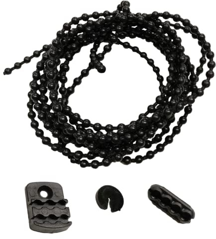 Kit 2,5 metri catena zanzariera per finestra + accessori catenella a sfera