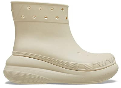 Crocs Unisex-Adult Crush Rain Boots, Bone, 6 Men