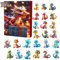 Adventskalender 2024 Dinosaurier Kinder, Drachen Adventskalender 2024, 24 Tage Countdown Bis Weihnachten, Countdown Kalender Mit 2D Dinosaurier Anhänger Für Weihnachtsgeschenke