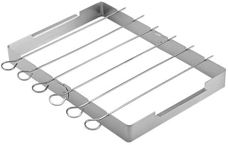 Generisch Grille de barbecue pliable en acier inoxydable pour fumage et barbecue – Qualité supérieure et inoxydable – Parfait pour les fêtes de jardin, le camping, les pique-niques et la cuisine en