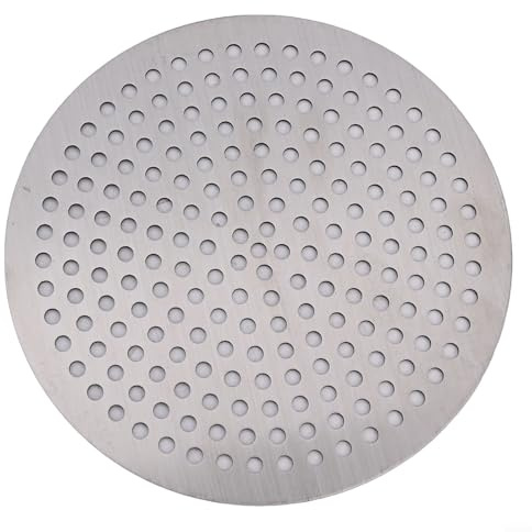 Besttoolifes Filtro igienico per scarico doccia, filtro rotondo in acciaio inox per scarico doccia, filtro per lavello a pavimento per bagno e cucina (13 cm)