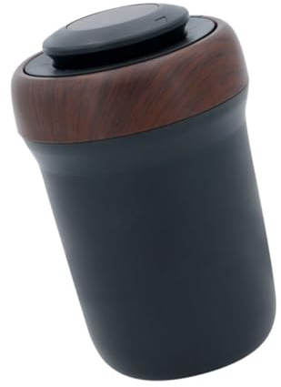 VOSAREA Detachable Auto Ashtray with Lid and LED Light Smokeless Car Accessory for Vehicle Cup Holder Portable Car Ashtray with Built Cigarette Lighter Prevents Smoke Spread and Odor