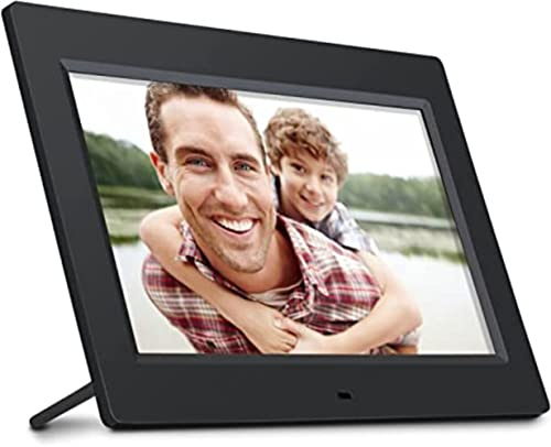 Aluratek 10 LCD Digital Photo Frame w/4GB Built-In Mem & USB SD/SDHC Support (ADMPF310F) Black